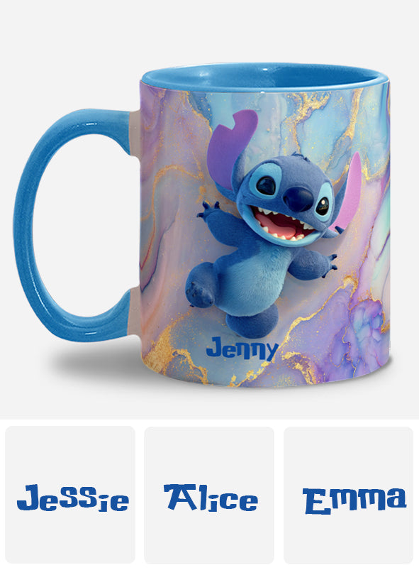 Ohana Marble Style - Personalized Ohana Accent Mug