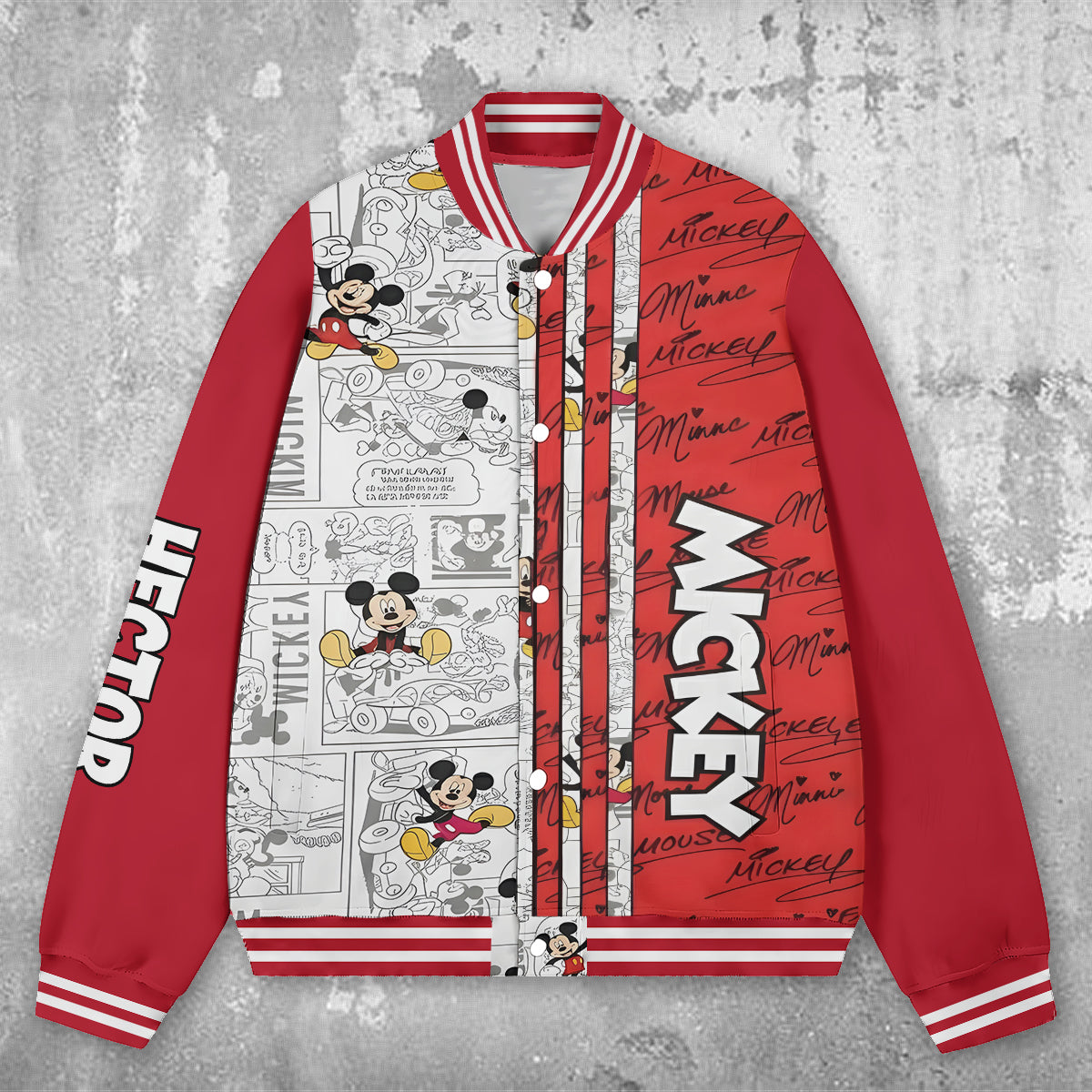 Big Ears Friend - Personalized Mouse Varsity Jacket