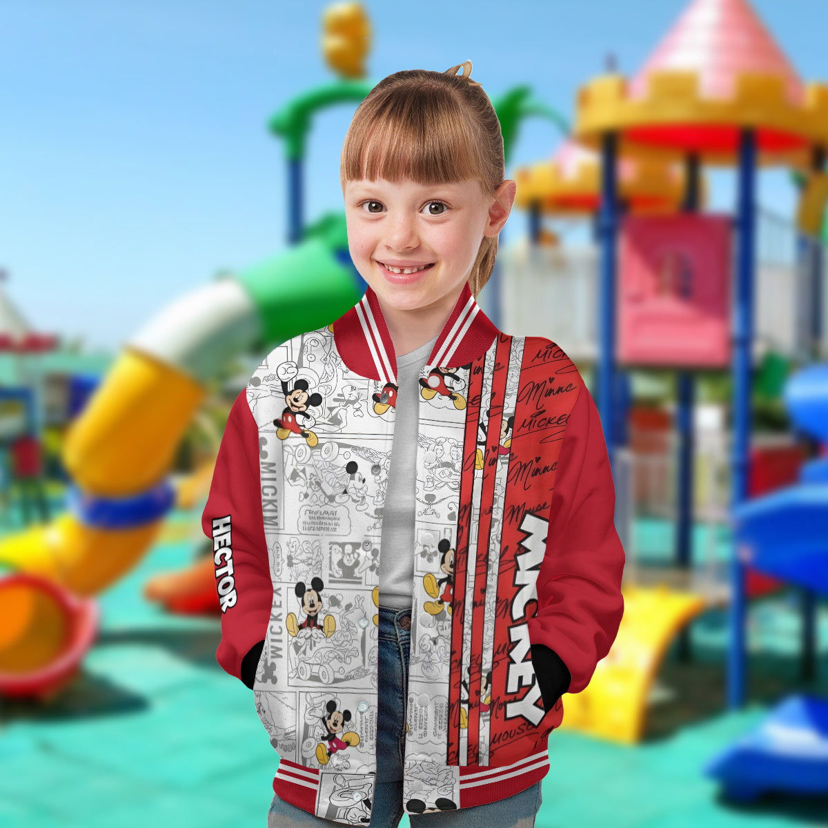 Big Ears Friend - Personalized Mouse Varsity Jacket