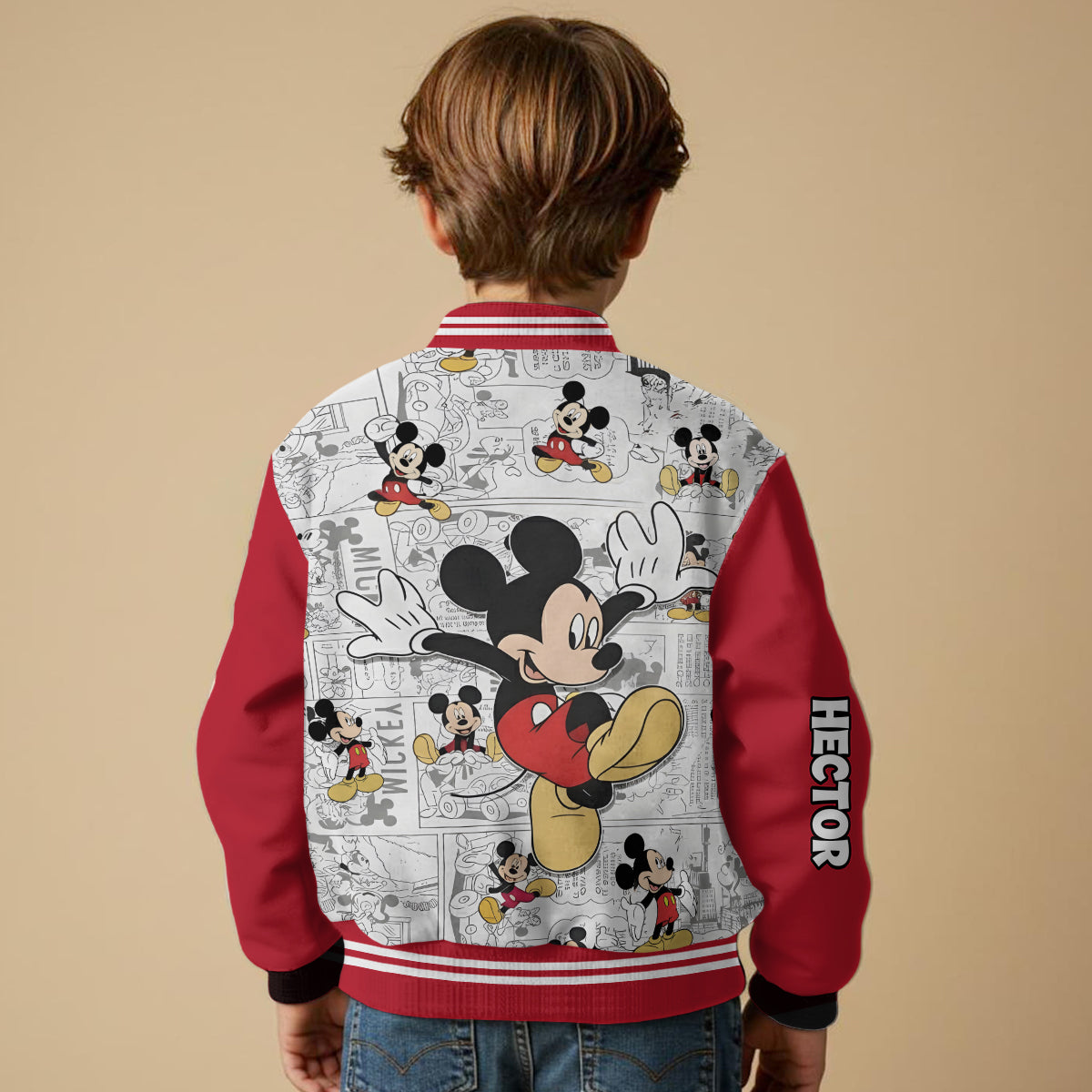 Big Ears Friend - Personalized Mouse Varsity Jacket