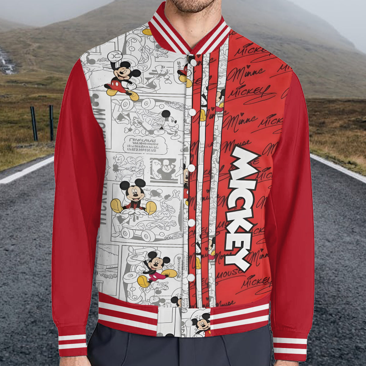 Big Ears Friend - Personalized Mouse Varsity Jacket