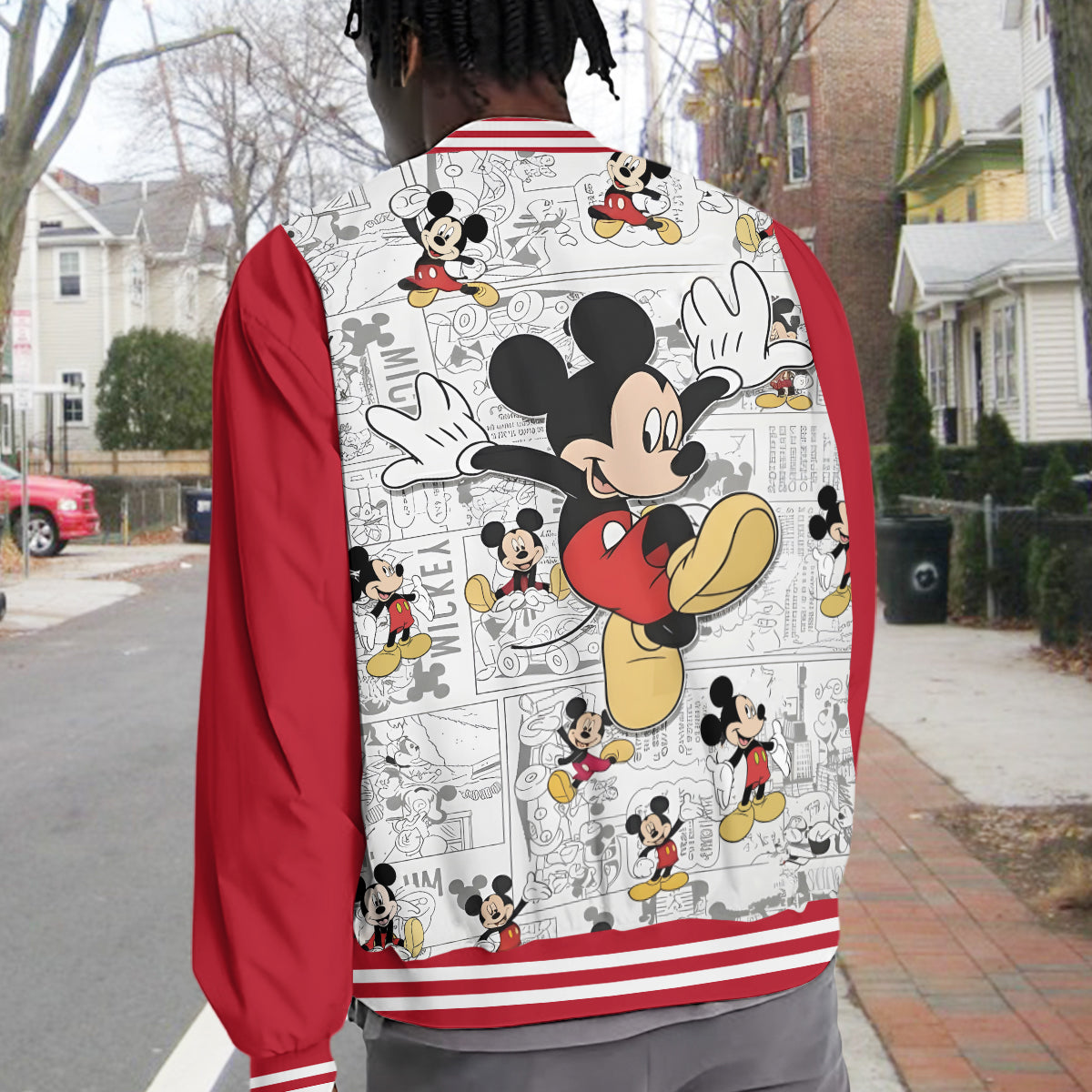 Big Ears Friend - Personalized Mouse Varsity Jacket