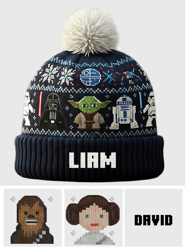 Joy To The Galaxy - Personalized The Force Beanie Hat