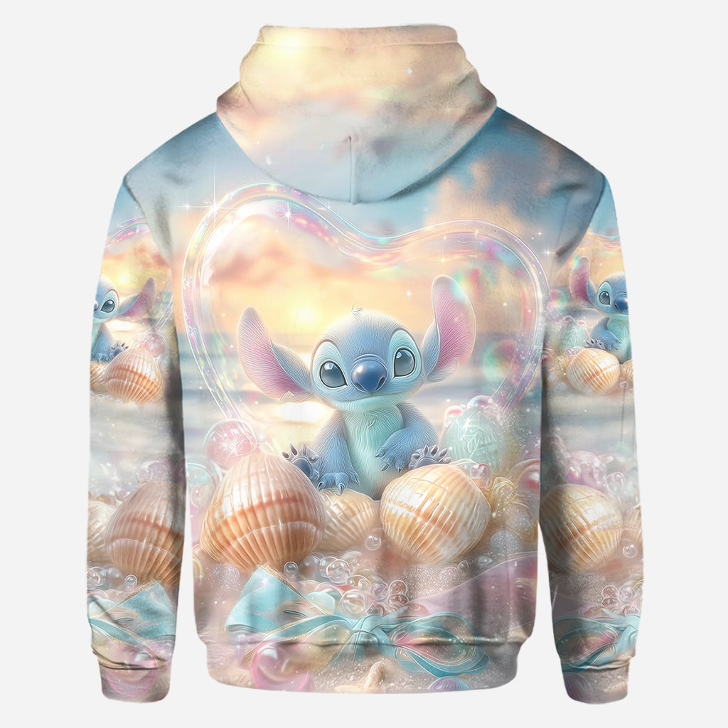 Blue Ohana Summer Vibes - Personalized Ohana All Over Shirt