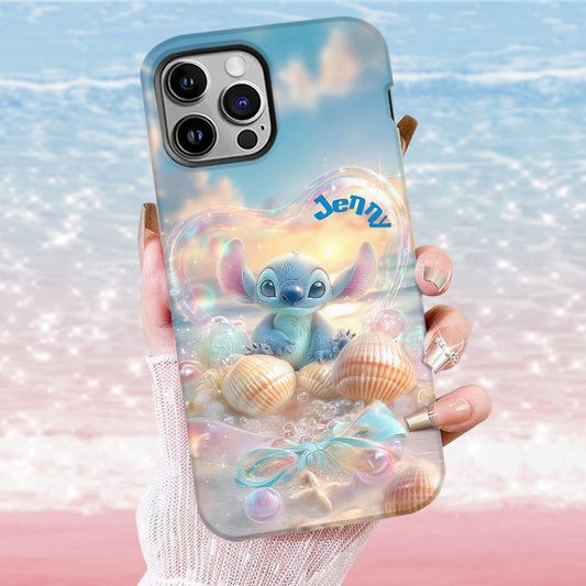 Blue Ohana Summer Vibes - Personalized Ohana Full Print Phone Case