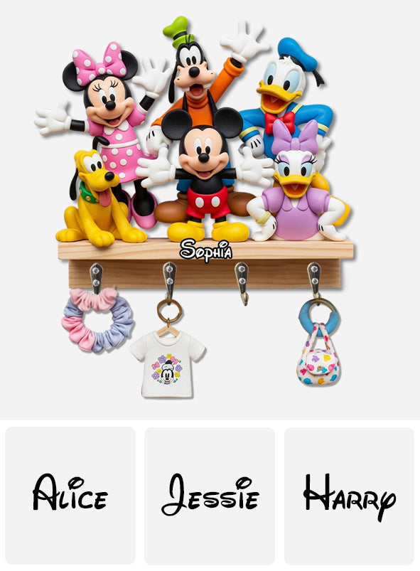 Magical Mouse Ears - Personalized Mouse Custom Shaped Hanging Rack