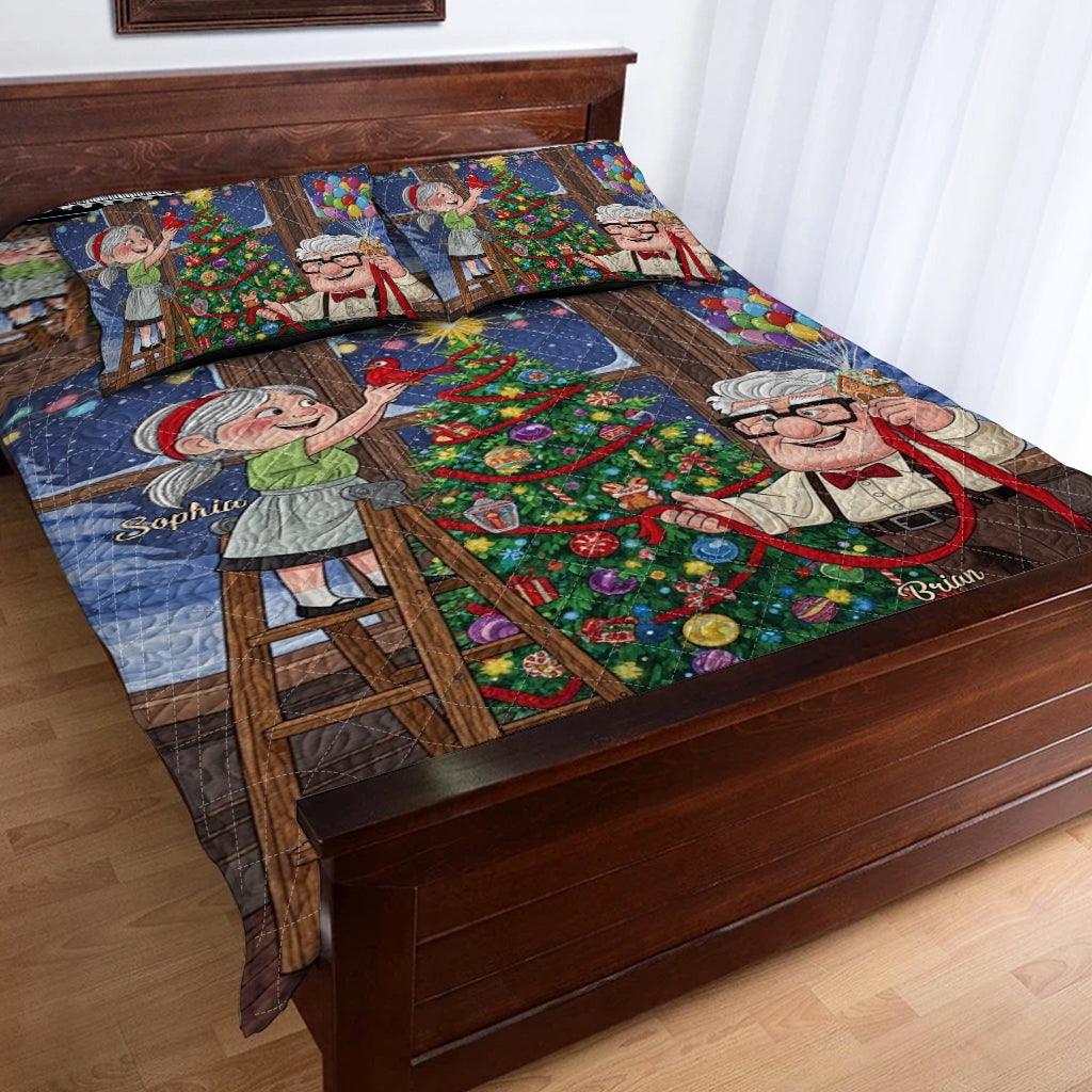 You Are My Greatest Adventure - Personalized Couple Quilt Set