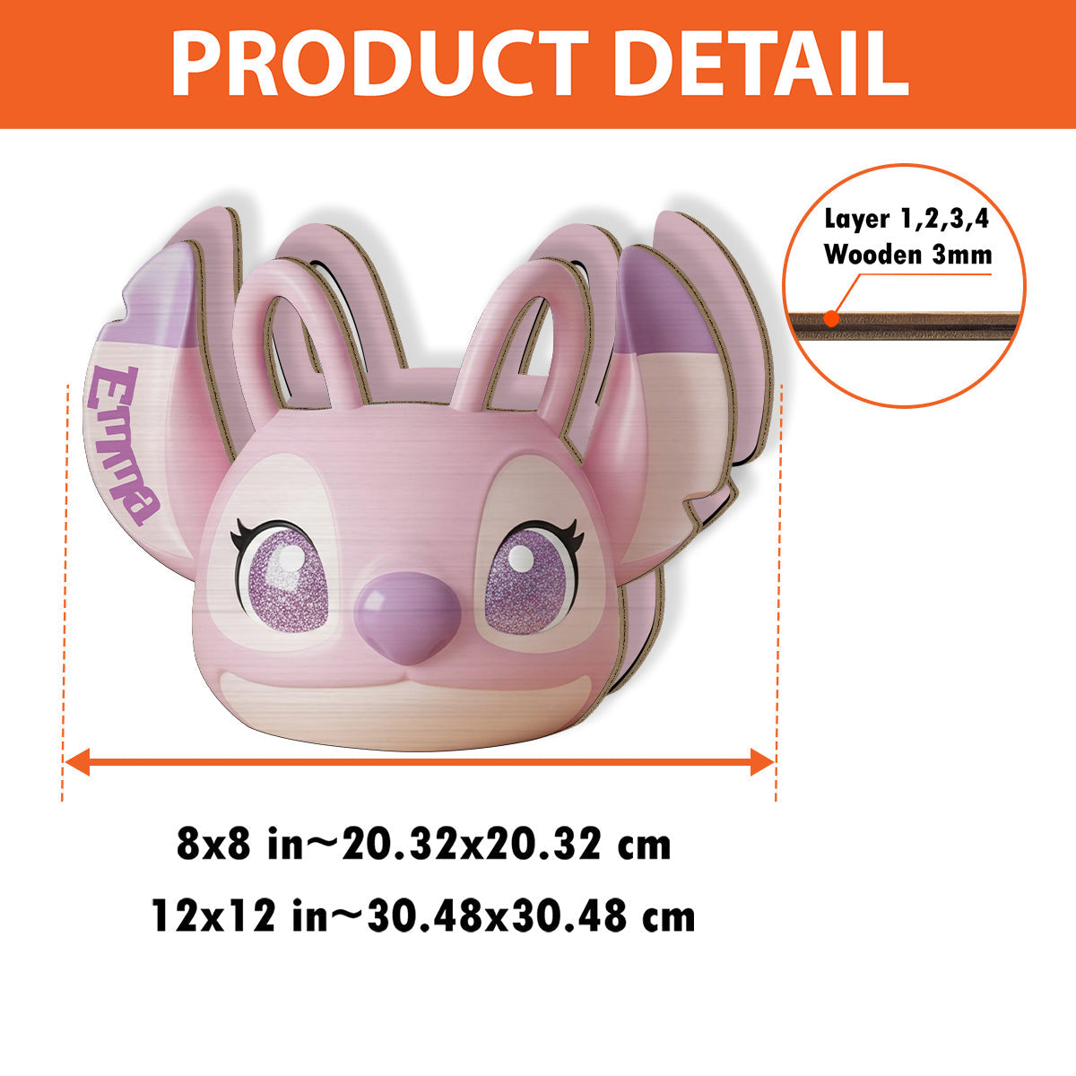 Blue and Pink Monster - Personalized Ohana Wooden Pen Holder