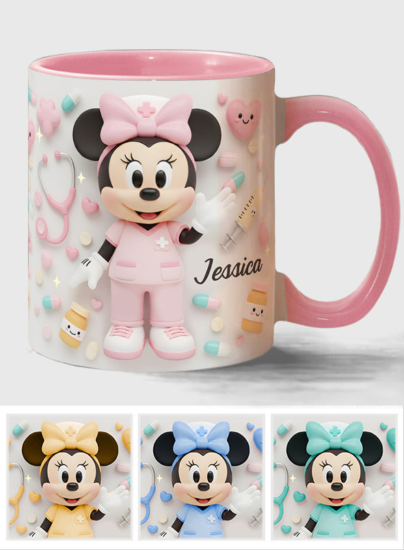 Nurse Life - Personalized Nurse Accent Mug