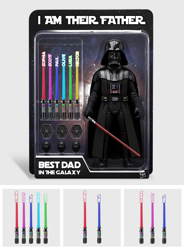 I Am Your Father, Father's Day Gift For Dad/ Husband... - Personalized The Force Custom Shaped Acrylic Plaque