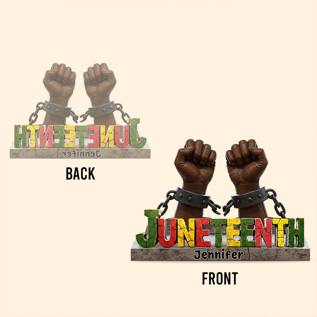 Break Every Chain - Personalized African American Custom Shaped Acrylic Plaque