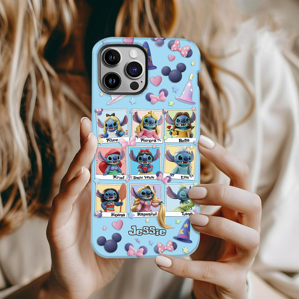 Blue Ohana Princess - Personalized Ohana Full Print Phone Case