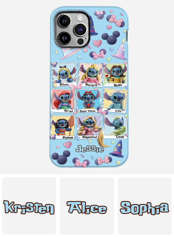 Blue Ohana Princess - Personalized Ohana Full Print Phone Case