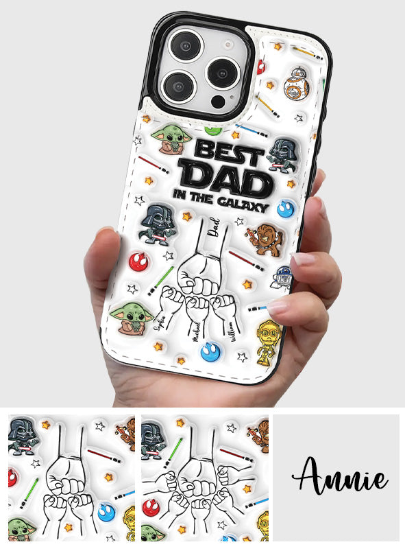 Best Dad Ever - Personalized The Force Foldable Wallet Phone Case