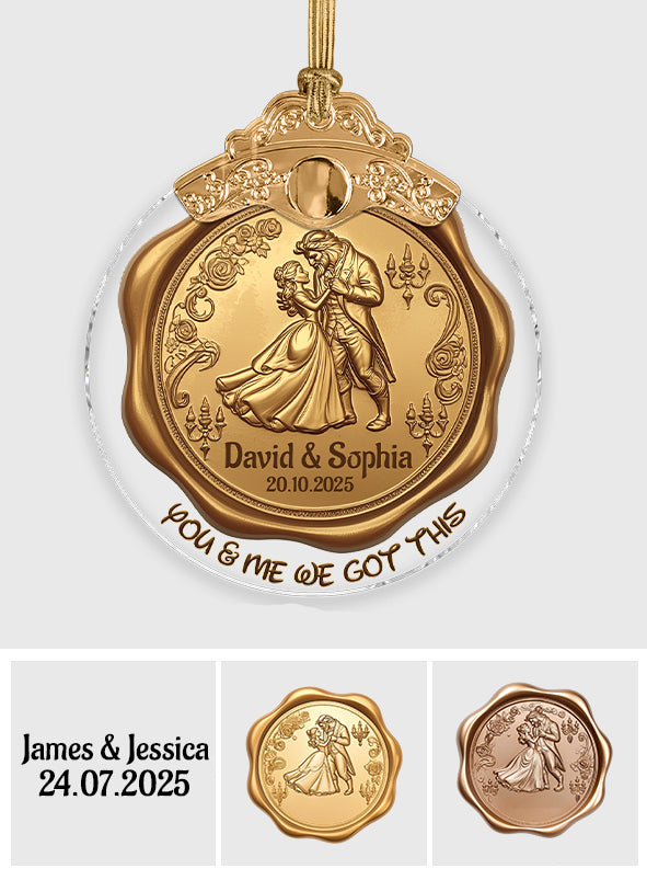 You & Me We Got This - Personalized Couple Vintage Ornament