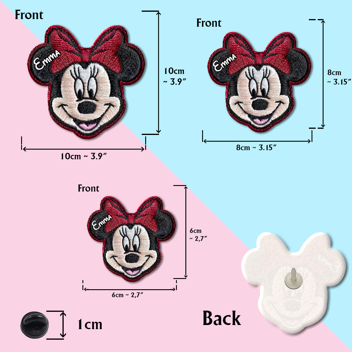 Beloved Big-Eared Duo - Personalized Mouse Pin