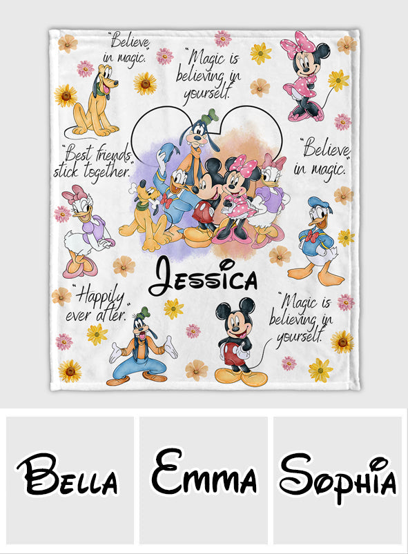 Magical Moments - Personalized Mouse Blanket