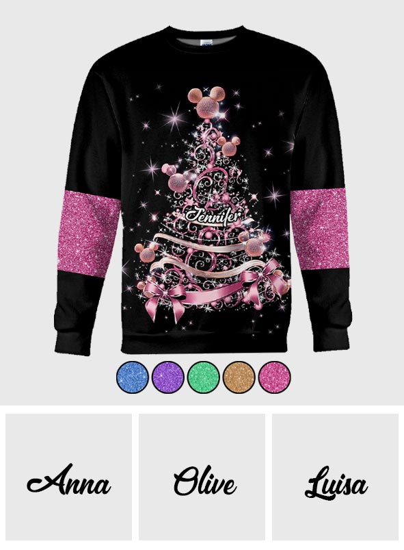 Magical Christmas Tree - Personalized Mouse All Over Shirt