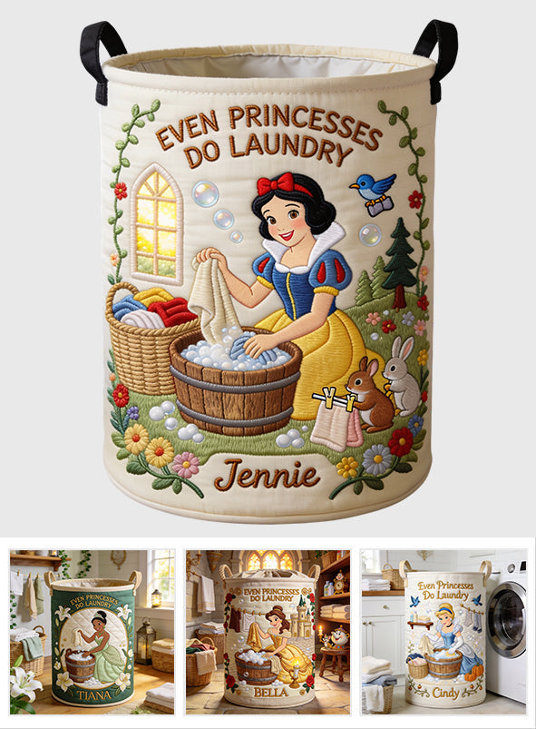 Even Princesses Do Laundry - Personalized Beautiful Princess Storage Basket