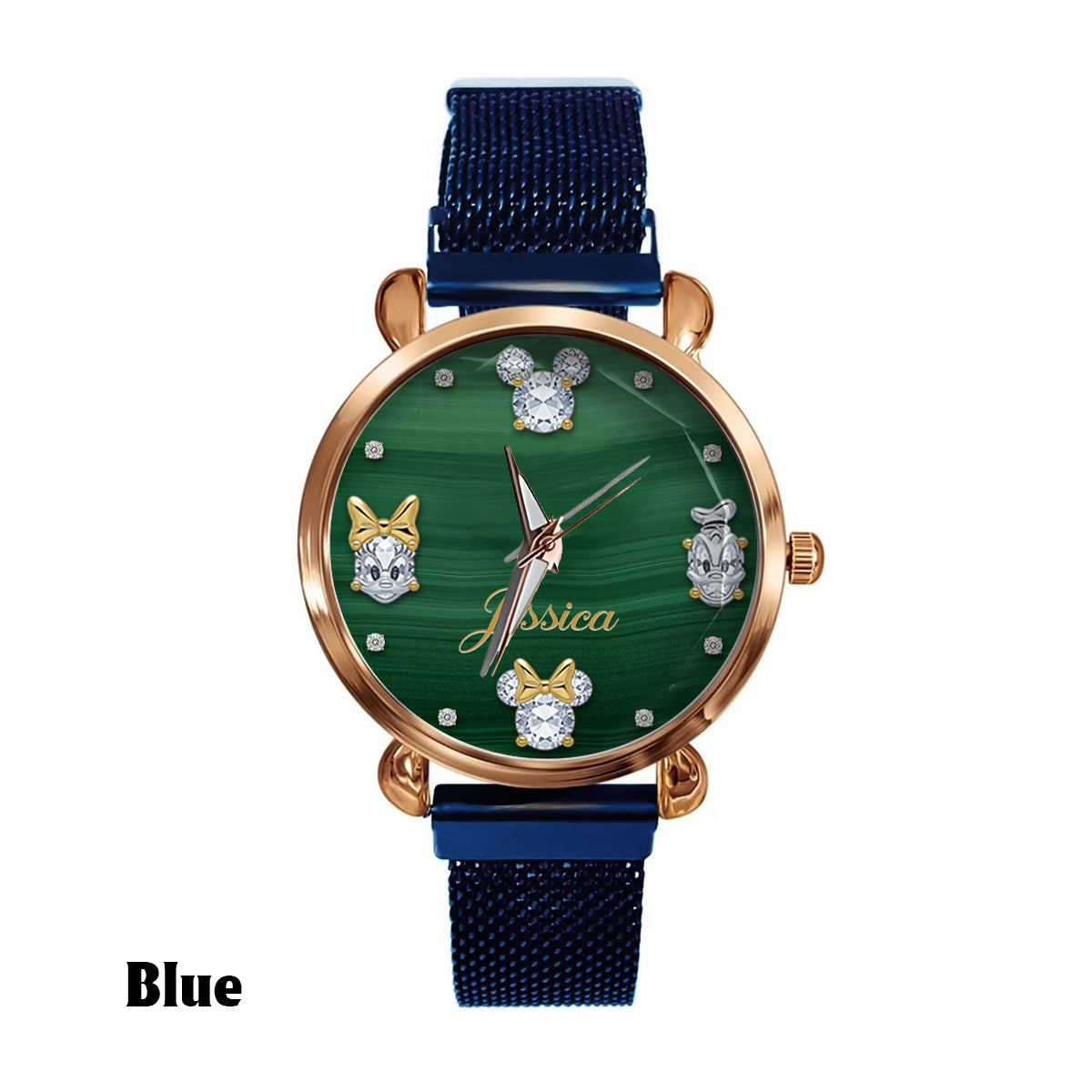 Magical Green - Personalized Mouse Women Hand Watch