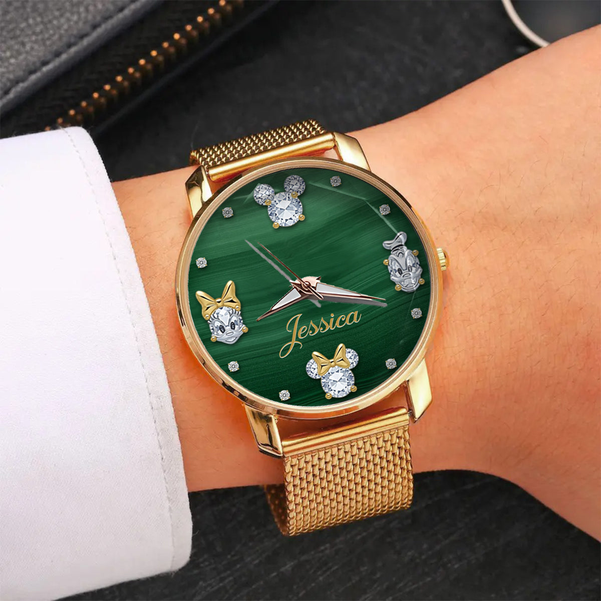 Magical Green - Personalized Mouse Women Hand Watch