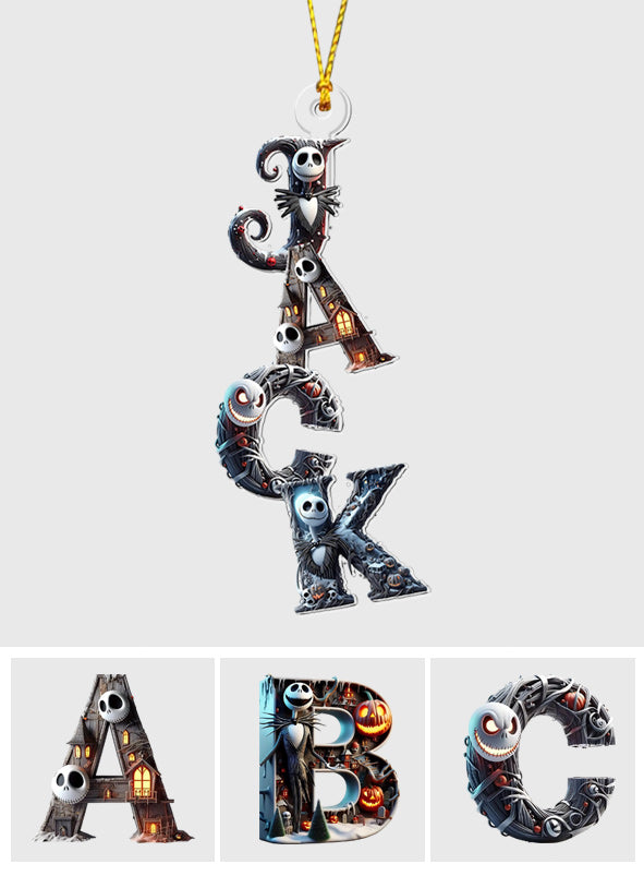Darkness Christmas - Personalized Nightmare Transparent Ornament