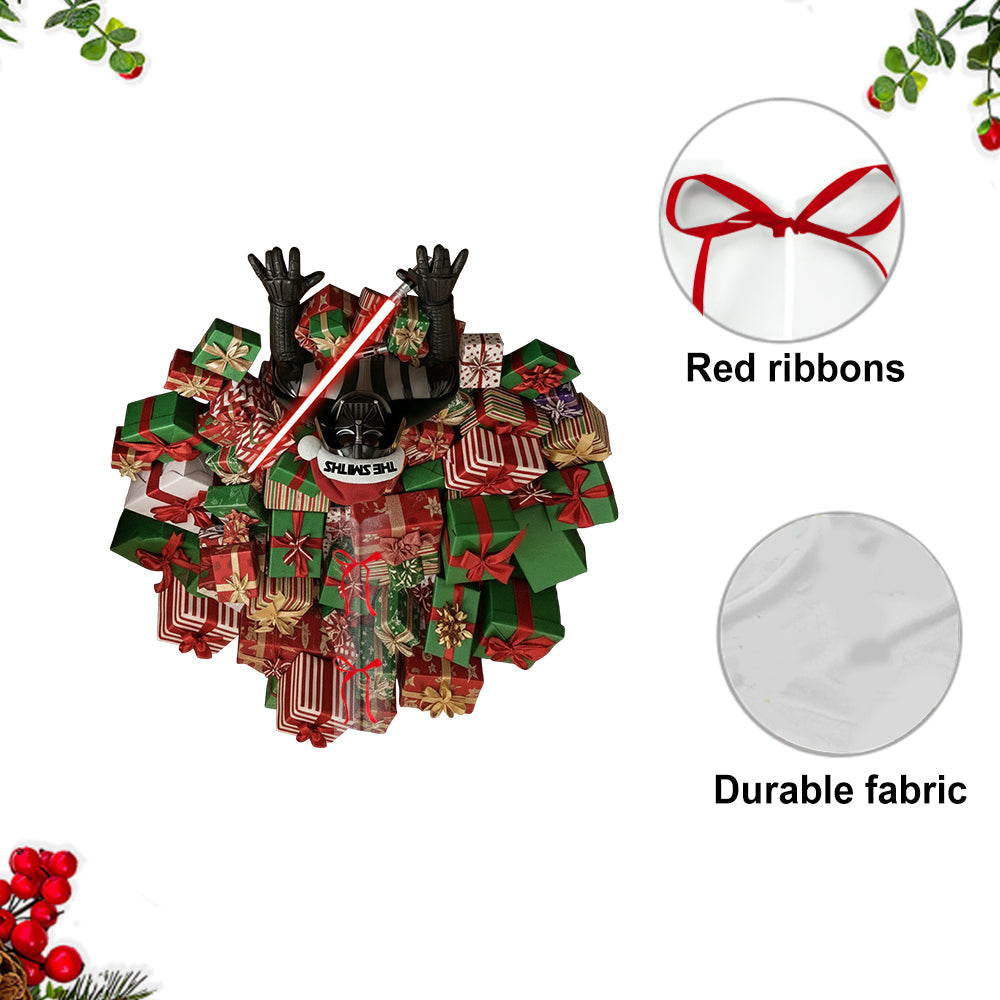 Welcome To The Dark Side - Personalized The Force Shaped Tree Skirt