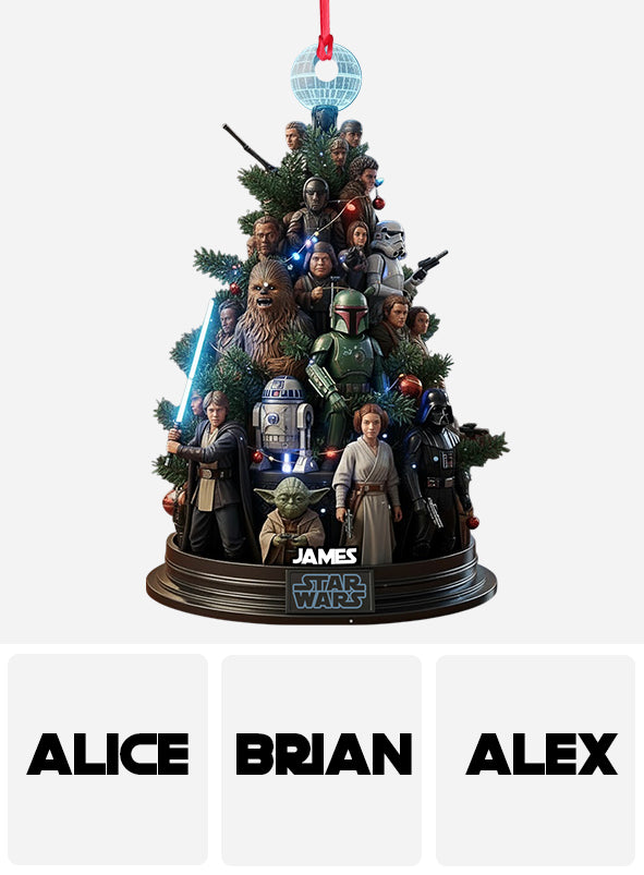 Dashing Through The Snow - Personalized The Force Ornament
