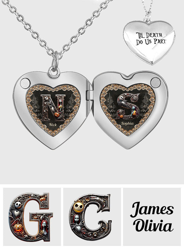Til Death Do Us Part - Personalized Nightmare Locket Pendant Necklace