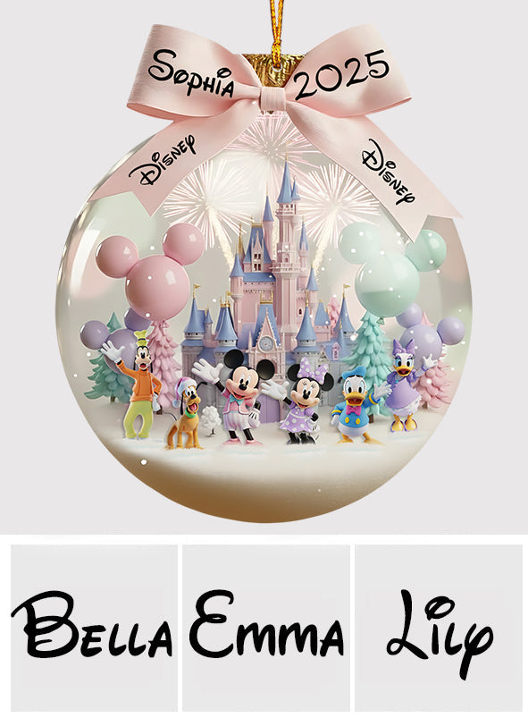 Magical Christmas - Personalized Mouse Ornament