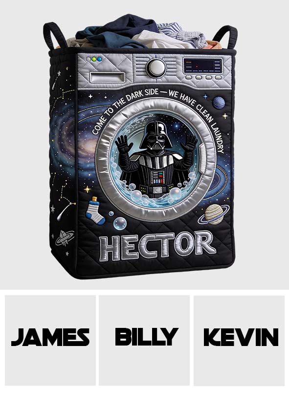 Come To The Dark Side, We Have Clean Laundry - Personalized The Force Storage Basket