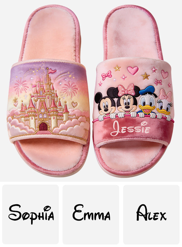 Love Magic - Personalized Dream Trip Open-Toe Slippers
