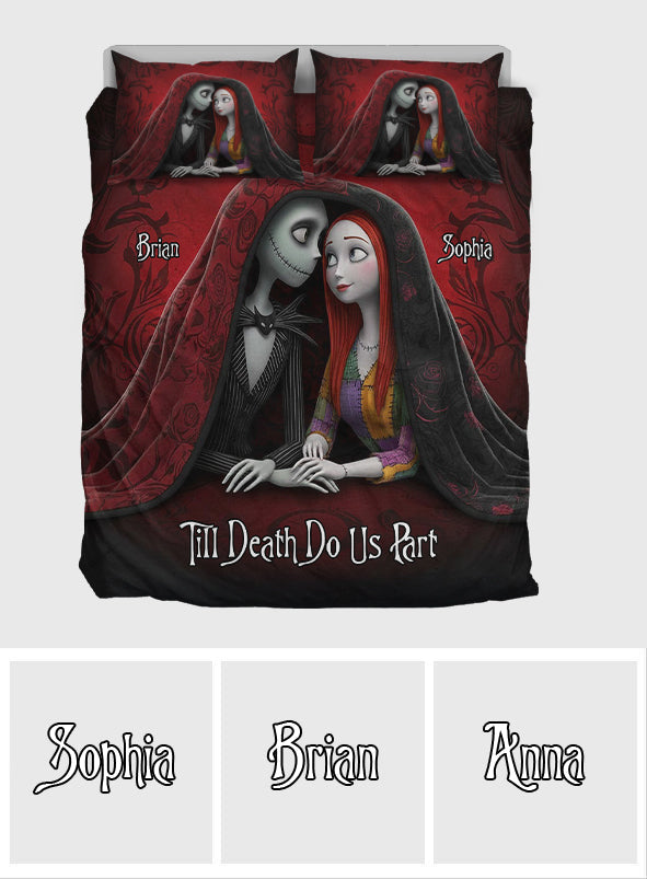 Till Death Do Us Part - Personalized Nightmare Bedding Set