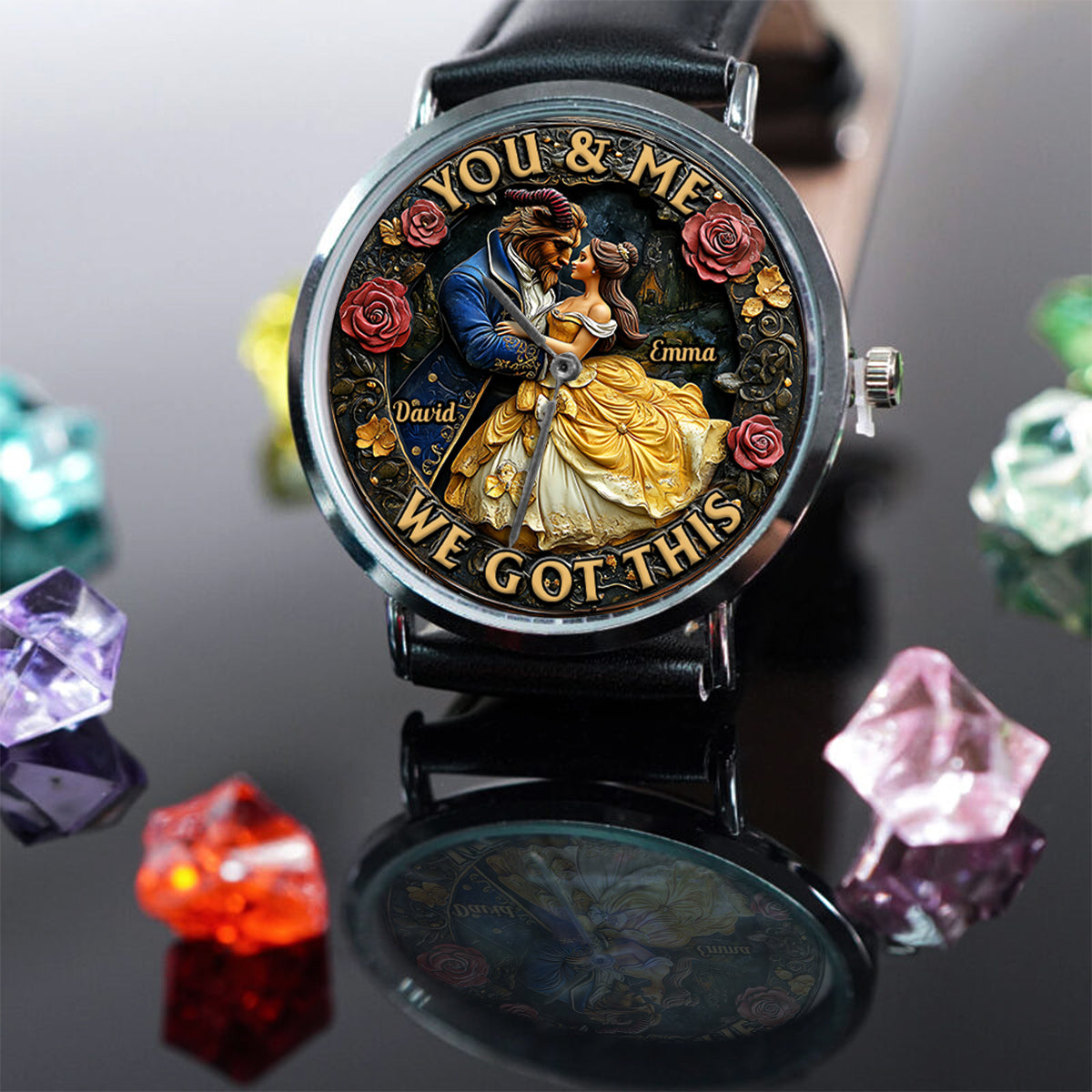 You & Me We Got This - Personalized Couple Hand Watch