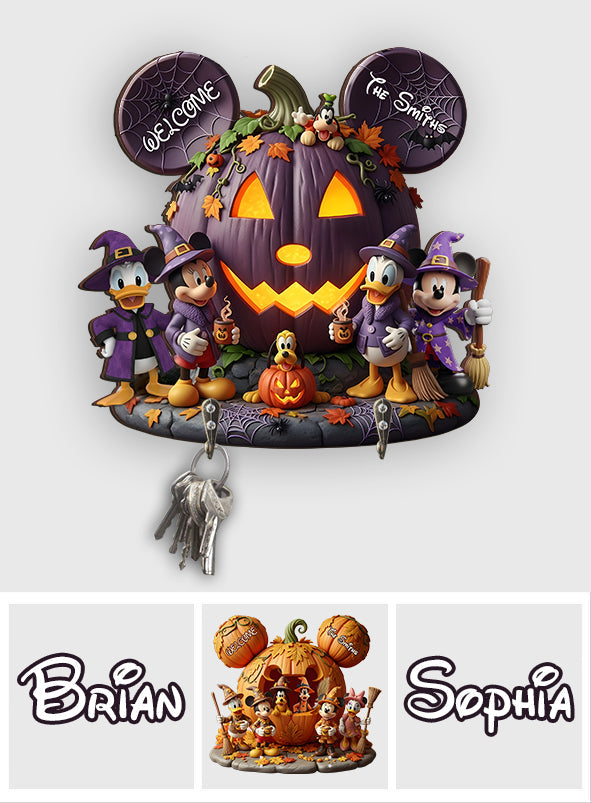 Magical Season - Personalized Mouse Custom Shaped Key Rack