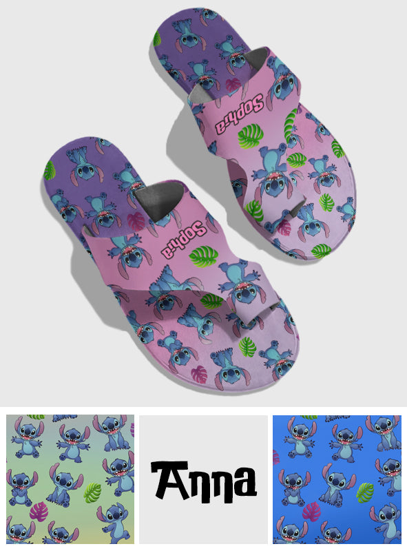 Blue Ohana Friend - Personalized Ohana Open Toe Sandals