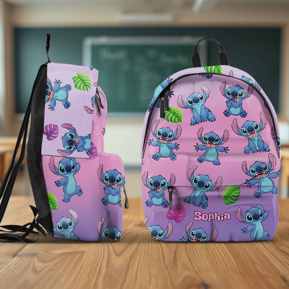 Blue Ohana Friend - Personalized Ohana Classic Cap & Backpack
