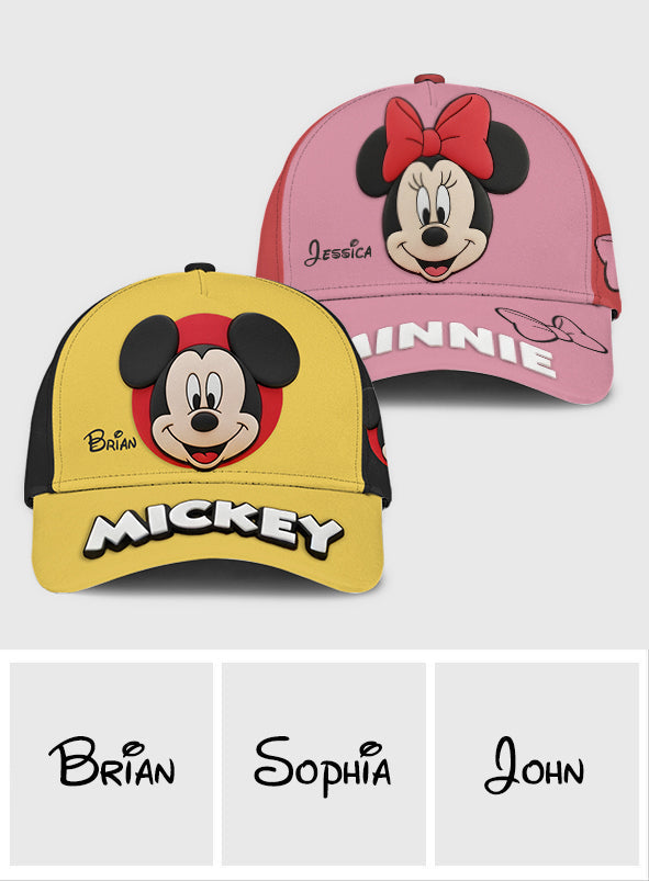Playful Mouse Ear Hat - Personalized Mouse Classic Cap
