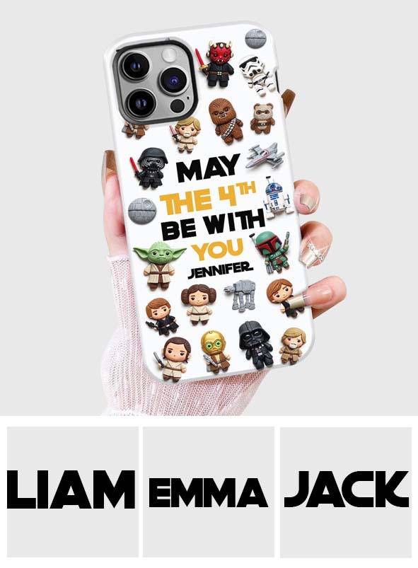 May The 4th Be With You - Personalized The Force Full Print Phone Case