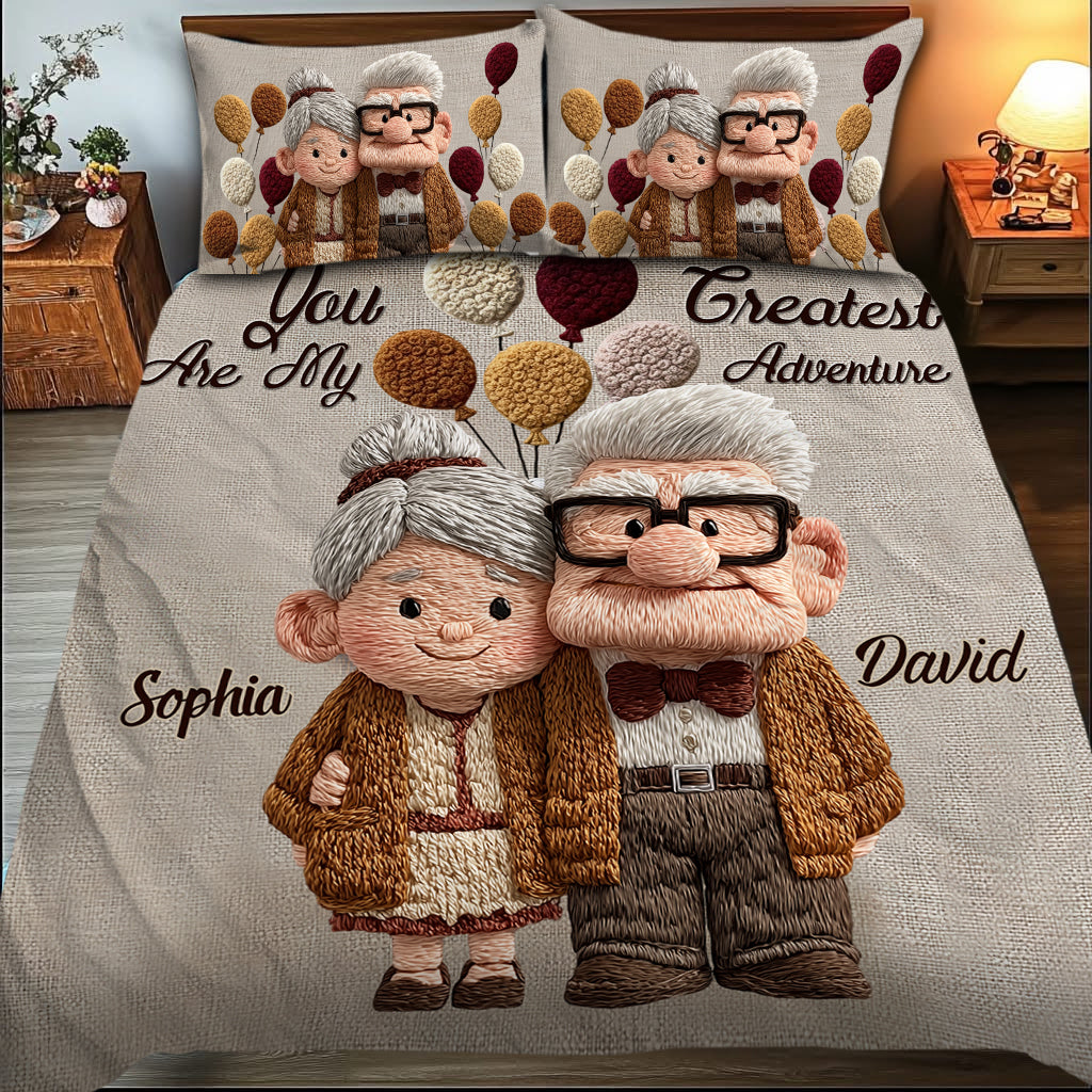 You & Me - Personalized Couple Bedding Set
