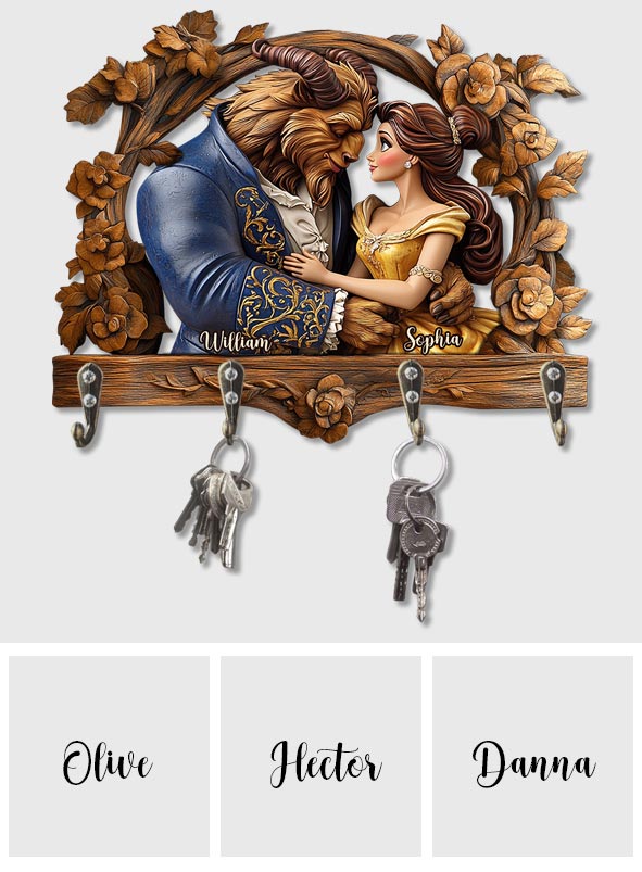 You & Me We Got This - Personalized Mouse Custom Shaped Key Rack