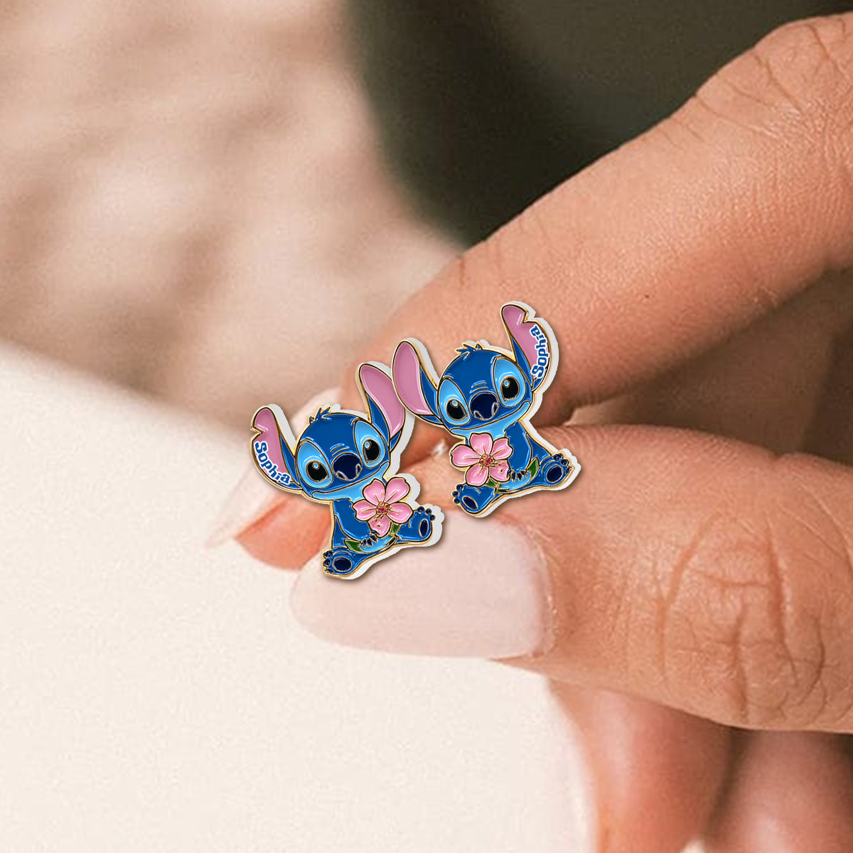 Aloha Ohana - Personalized Ohana Stud Earrings