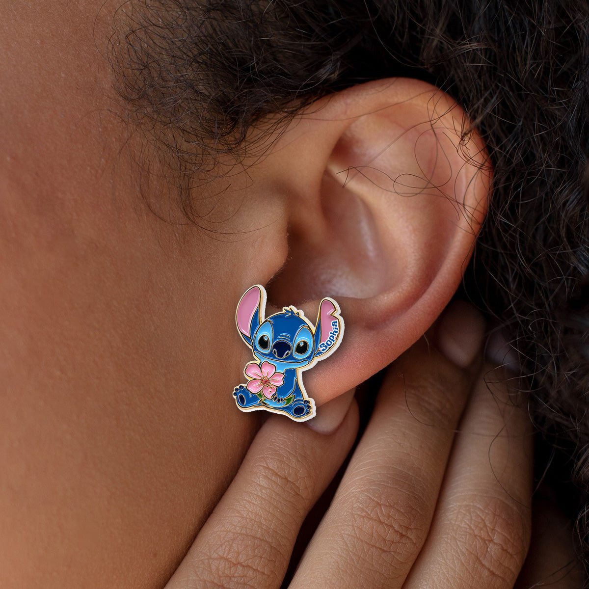 Aloha Ohana - Personalized Ohana Stud Earrings