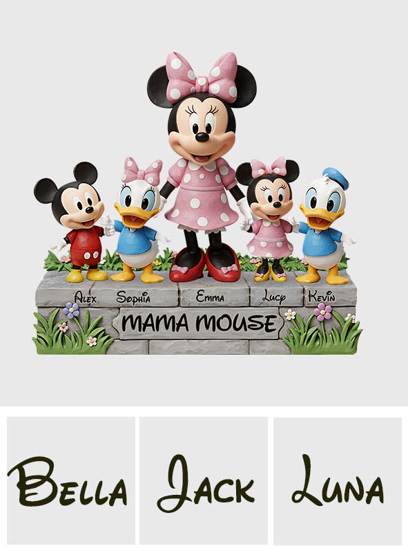 Magical Mom/ Grandma - Personalized Mouse Custom Shaped Acrylic Plaque