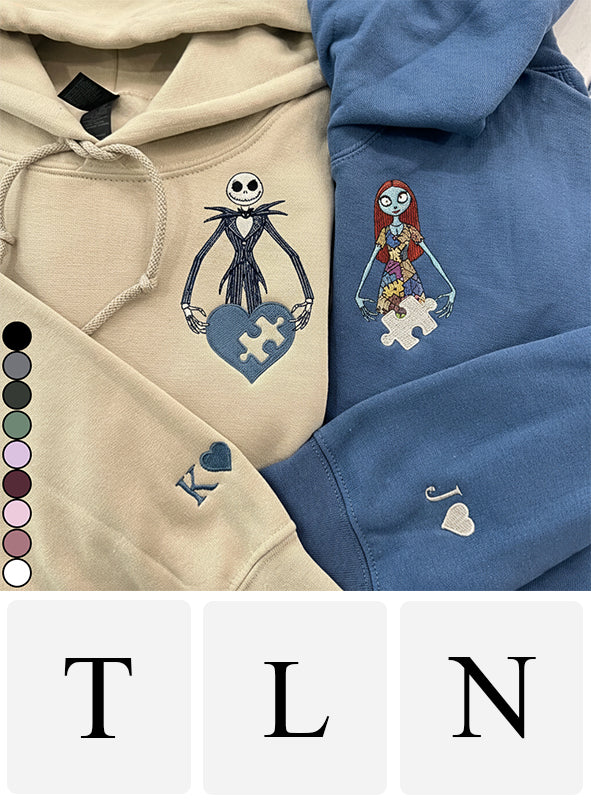 Nightmare Couple Matching Hoodie - Personalized Nightmare All Over Shirt