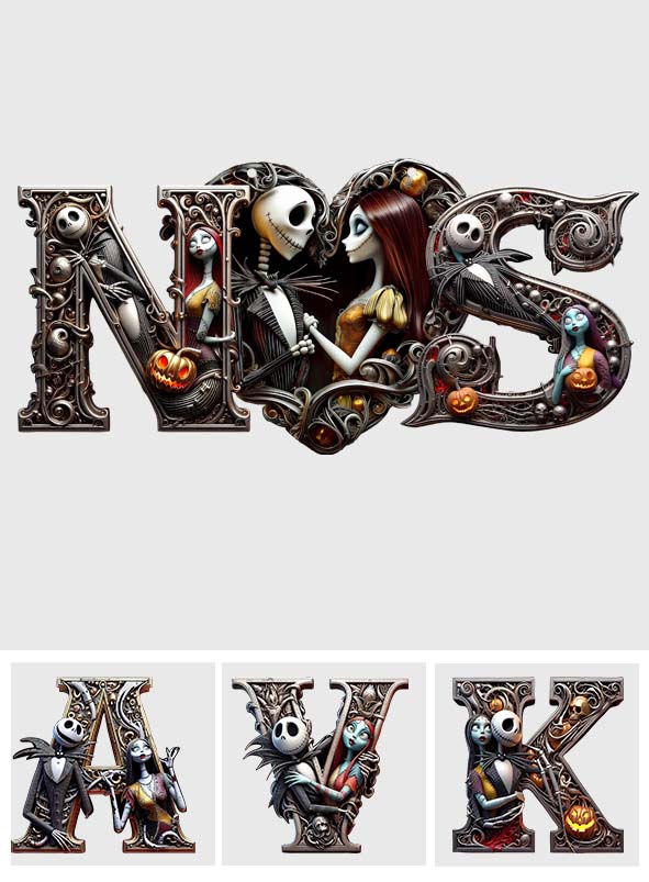 Love You - Personalized Nightmare 3D Printed Cut Metal Sign