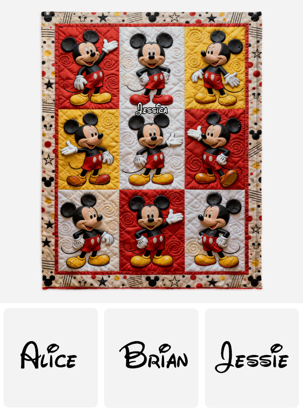 Just A Girl Who Loves Magic - Personalized Mouse Blanket