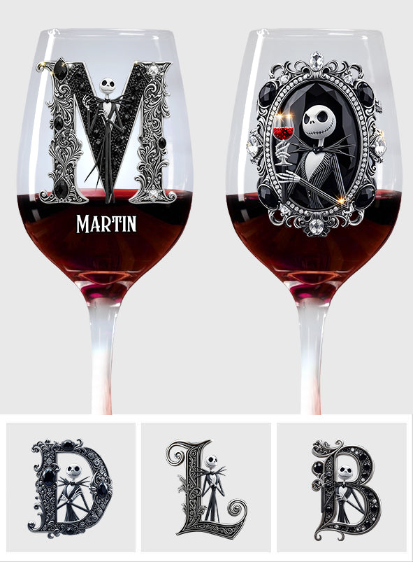 The Nightmare - Personalized Nightmare Wine Glass With Long Stem