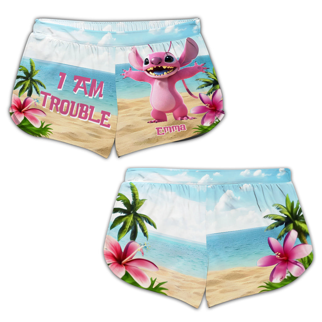 Where I Go Trouble Follows - Personalized Ohana Men Shorts and Women Shorts