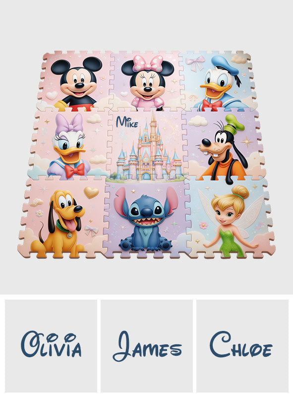 Magical Time - Personalized Dream Trip Foam Puzzle Mat